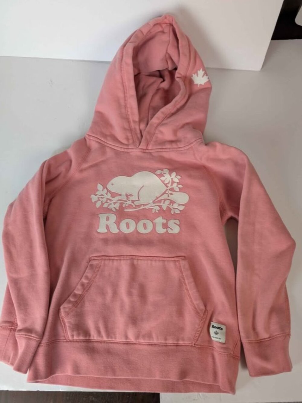ROOTS Hoodie - Girls - Pink - Medium -7-8 Years
